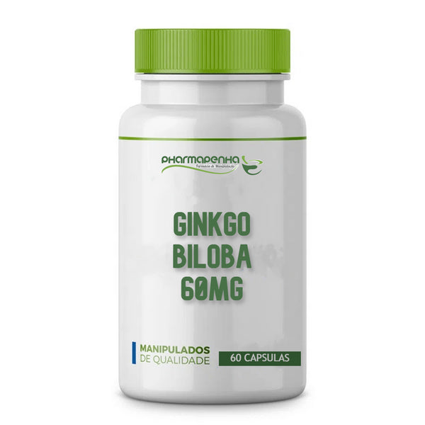 Ginkgo Biloba 60mg 60 Cápsulas
